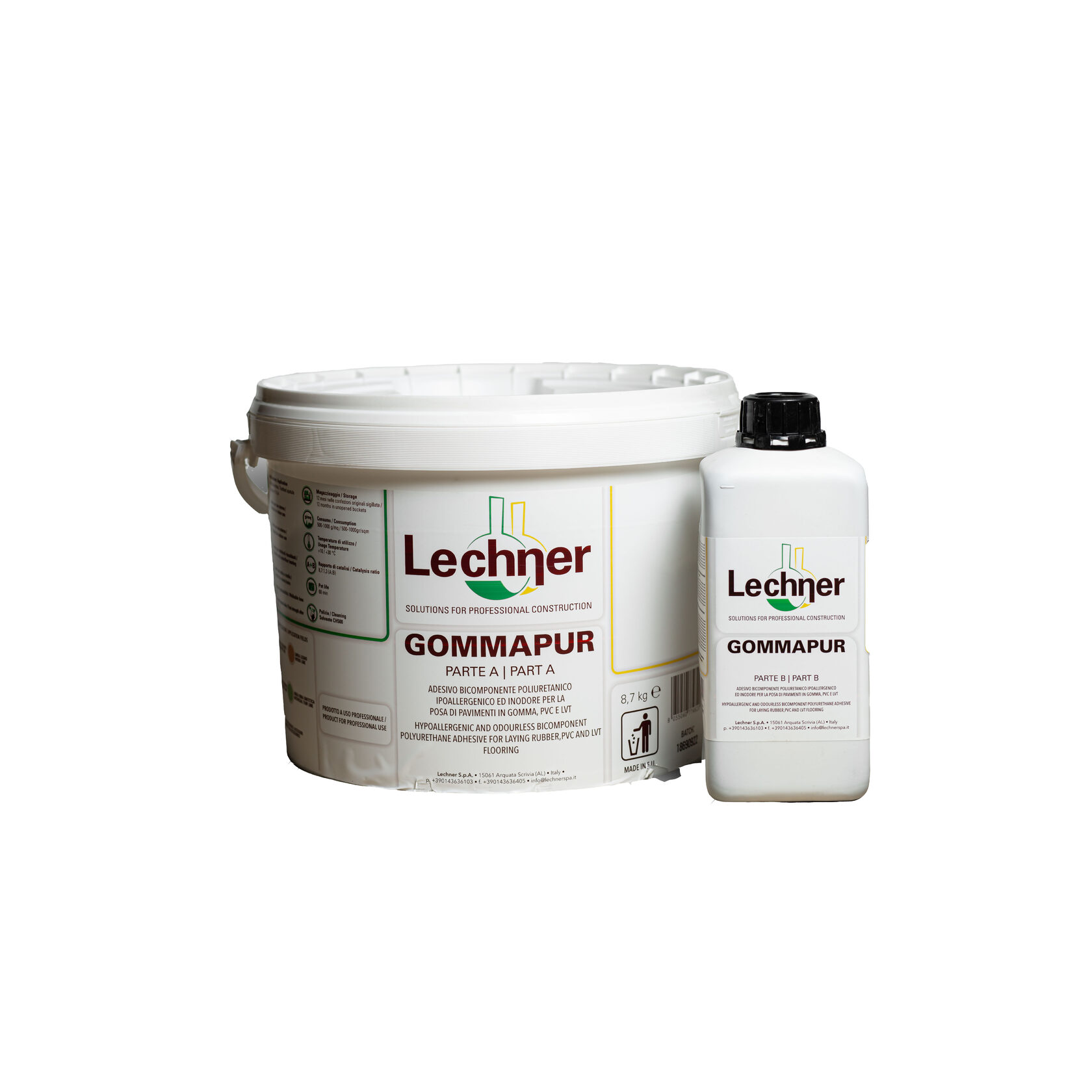 Клей Gommapur для SPC покрытий 2-х компонентный (Италия)