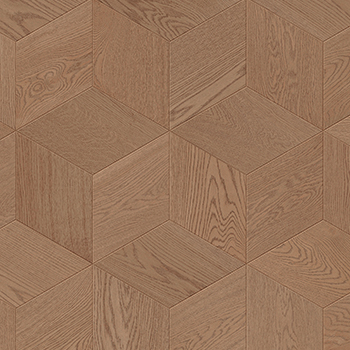 Туманная роза Мозаичный паркет Ромб