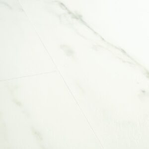 Винил ПВХ Quick-Step коллекция Ambient Click Мрамор каррарский белый