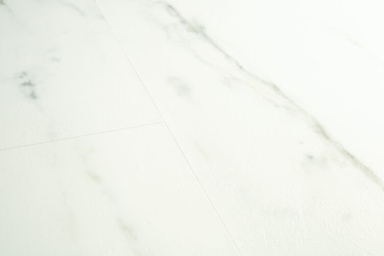 Винил ПВХ Quick-Step коллекция Ambient Click Мрамор каррарский белый