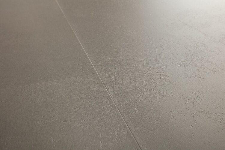 Винил ПВХ Quick-Step коллекция Ambient Click Шлифованный бетон темно-серый